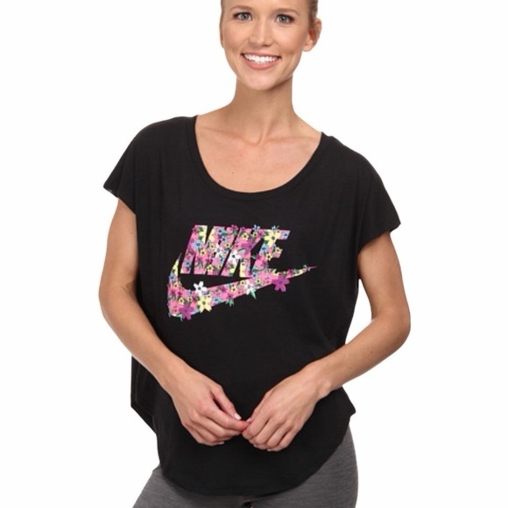 Nike Floral Logo Tee